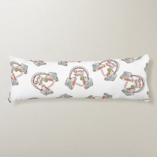 Ramen noodles musik mönster kroppskudde