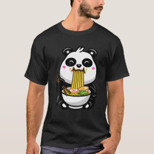 Ramen Noodles Panda Bear T Shirt