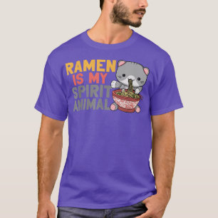 Ramen Nudelskål Kärlek Japansk Kawaii Katt Ramen I T Shirt