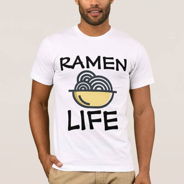 RAMEN NUDLAR LIV T-SHIRTS (Framsida)