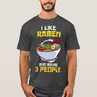 Ramen och 3 personer japansk mat 1310 t shirt