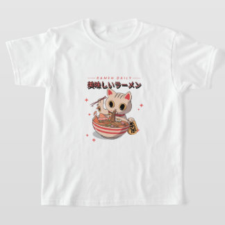 Ramen och Lucky Cats T Shirt