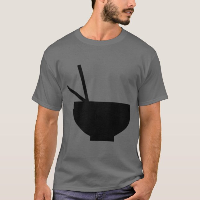 ramen överdimensionerad t shirt (Framsida)