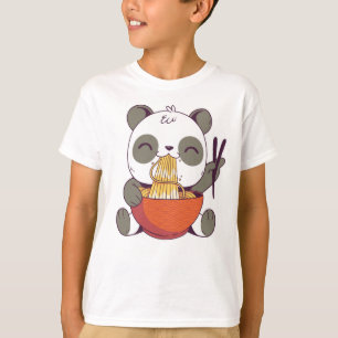 Ramen Panda Cute T Shirt
