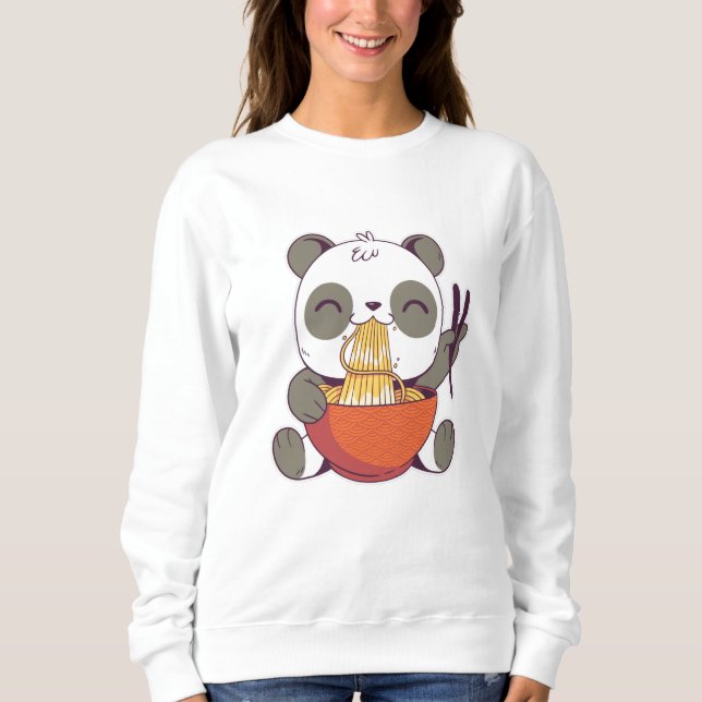 Ramen Panda T Shirt (Framsida)