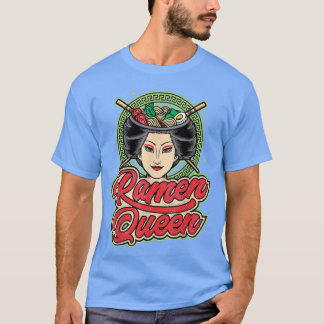 Ramen Queen, Cute Japanska för flickor, Womens Kaw T Shirt