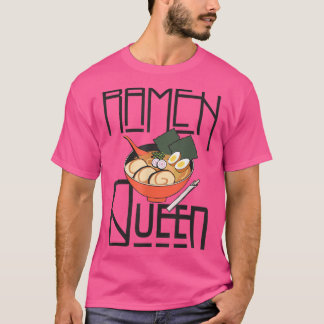 Ramen Queen, Kawaii för Tonåring flickor, japanska T Shirt