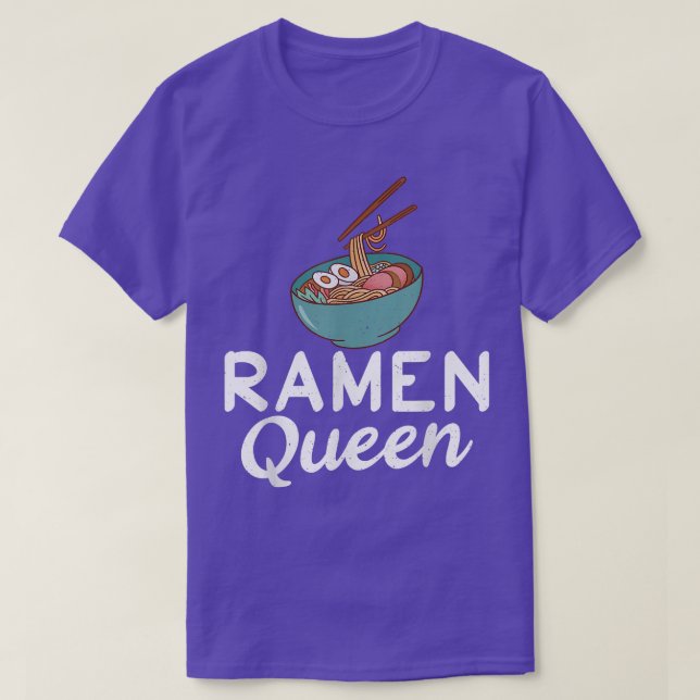 Ramen Queen Ramen Älskare T Shirt (Design framsida)