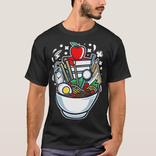 Ramen School T Shirt (Framsida)