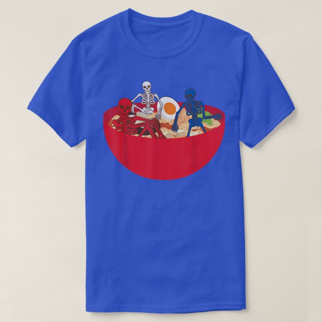 Ramen Sculls 4:e juli amerikanska Flagga USA 1442 T Shirt (Design framsida)
