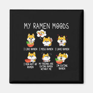 Ramen Shiba Inu Hund älskare japansk Noodles För m Magnet