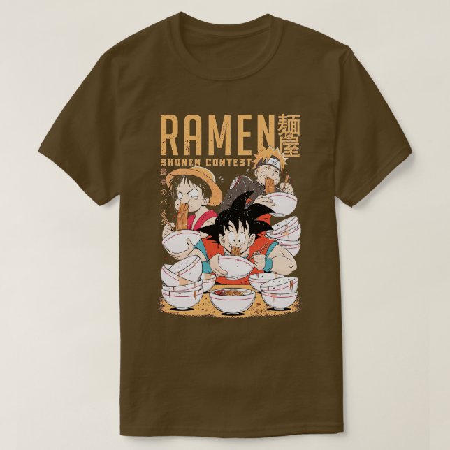 RAMEN SHONEN TÄVLING T SHIRT (Design framsida)