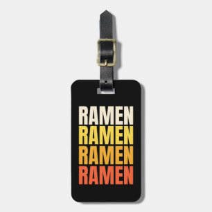 Ramen-textdesign Bagagebricka