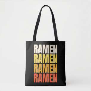Ramen-textdesign Tygkasse