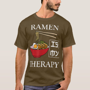 Ramen Therapy Ironic Noodle Squad Ramen Bowl T Shirt
