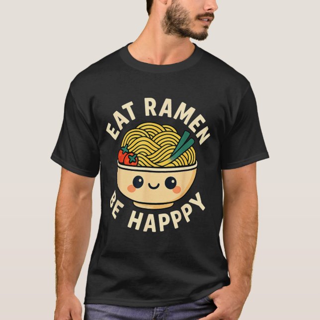 Ramen Tröjor Kawaii Stil Rolig Japansk Anime Gra (Framsida)