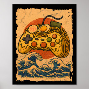 Ramen TV-spelskontroll Poster