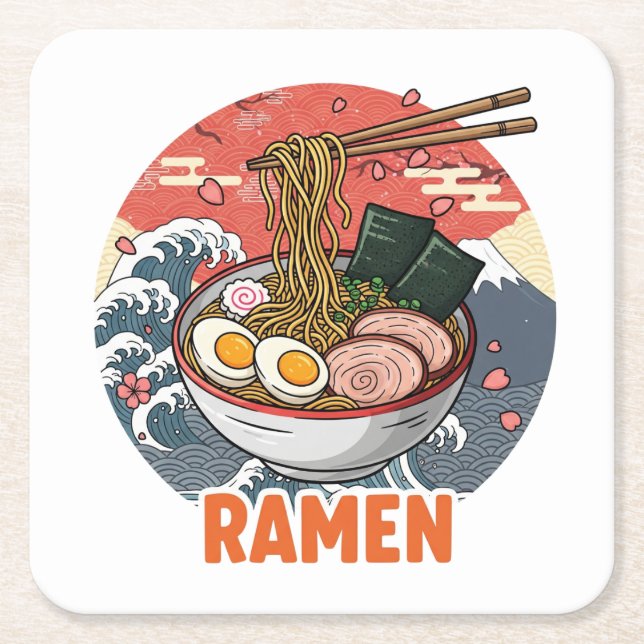 Ramen Underlägg Papper Kvadrat (Framsidan)