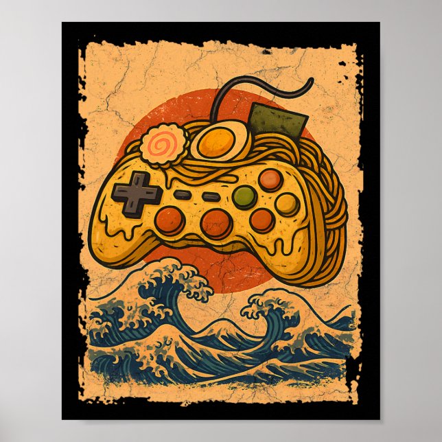 Ramen Video Game Controller  Poster (Framsidan)