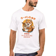 Ramenälskare Söt Räv Japansk Design