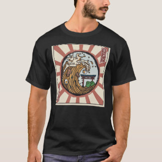 Ramens Underbara våg för Foodie och Art Älskare T Shirt