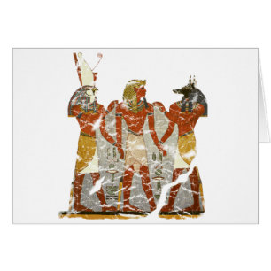 Ramesser,horus,anubus Hälsningskort