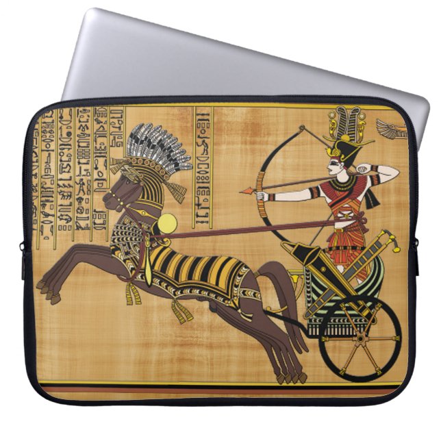 Ramesses II Battle Kadesh Ancient Egypten Art Laptop Fodral (Framsidan)
