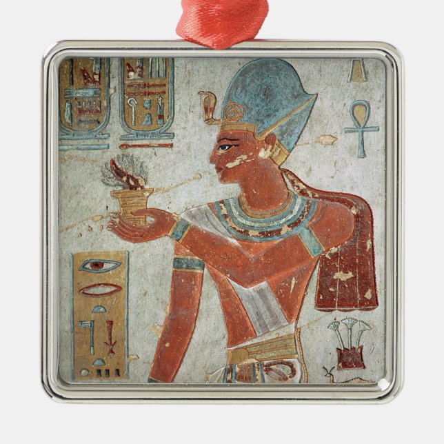 Ramesses II: Klätt för krig Julgransprydnad Metall (Framsidan)