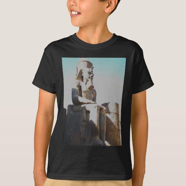 Ramesses II koloss - Luxor tempel T Shirt (Framsida)