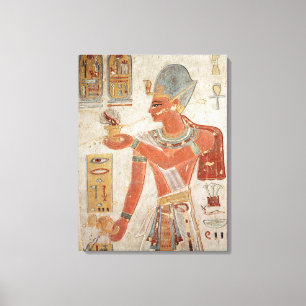 Ramesses III i stridklänning Canvastryck
