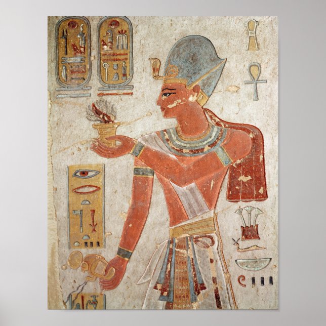 Ramesses III i stridsklänning Poster (Framsidan)