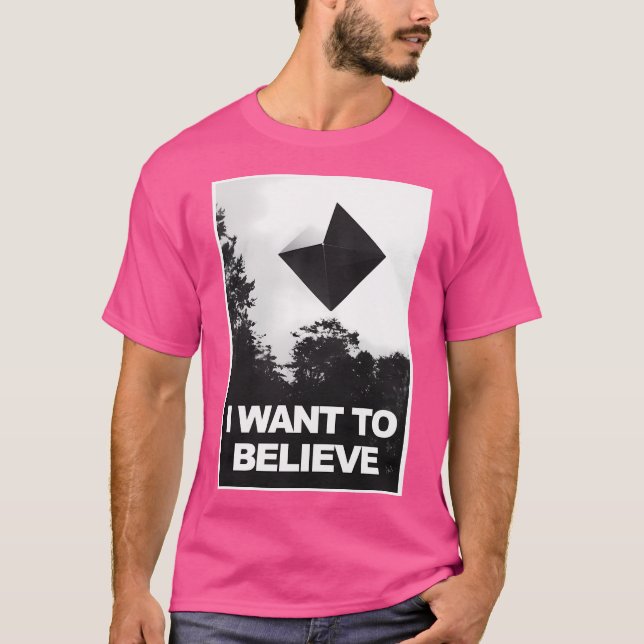 Ramiel jag vill tro Neon Genesis Evangelion T Shirt (Framsida)