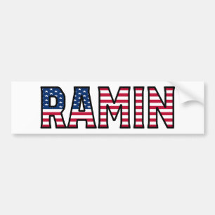 Ramin Namn Vorname USA Aufkleber Sticker Auto Bildekal