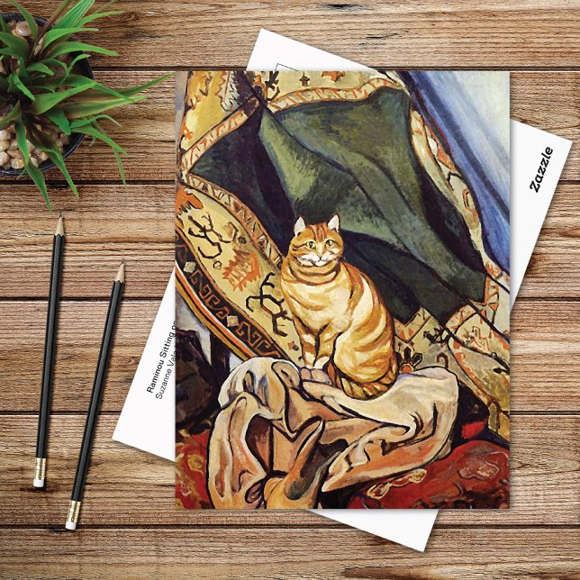 Raminou Cat Trasa Suzanne Valadon Vykort (Skapare uppladdad)