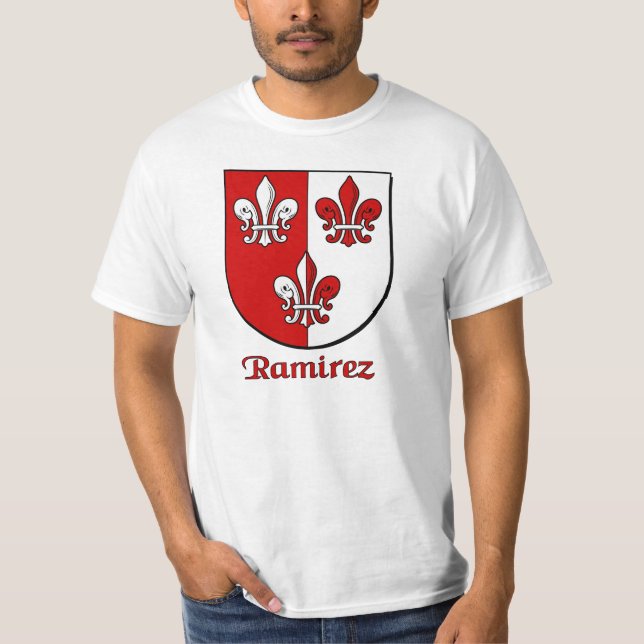 Ramirez Family Shield Långärmad T-Shirt (Framsida)