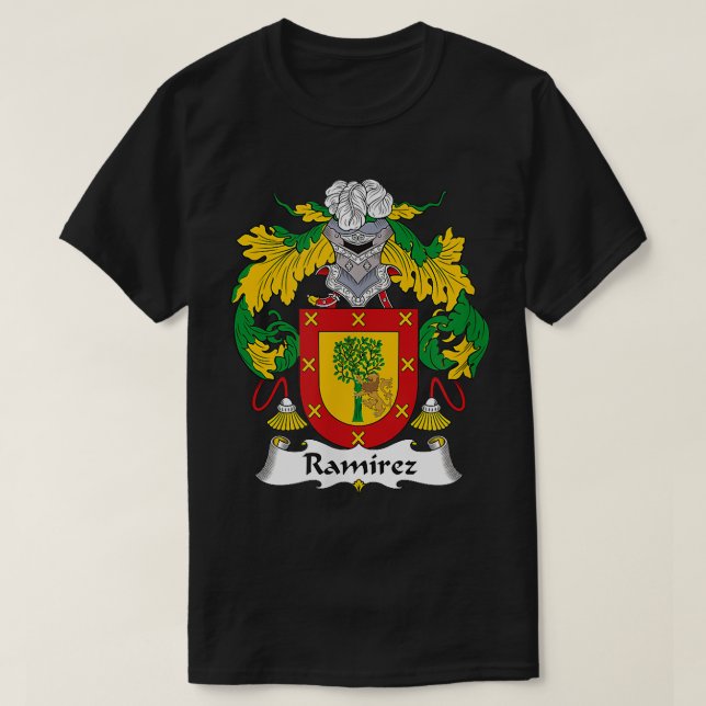 Ramirez Jackar Arm Family Crest T Shirt (Design framsida)