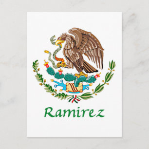 Ramirez Mexican National Seal Vykort