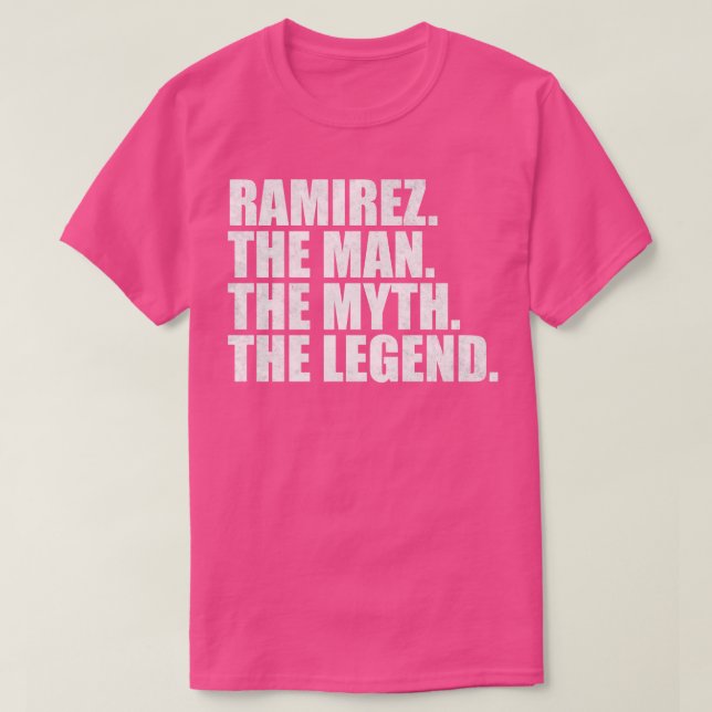 RamirezRamirez Namn Ramirez givet namn T Shirt (Design framsida)