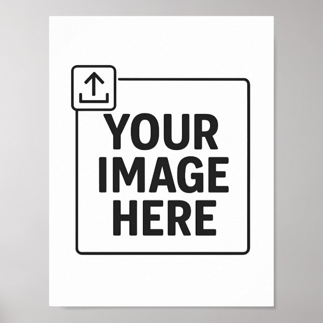 Ramlös porträttaffisch poster (Framsidan)