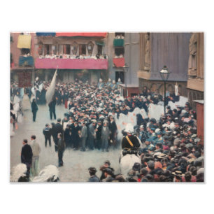 Ramon Casas - Corpus Christi-processen Fototryck