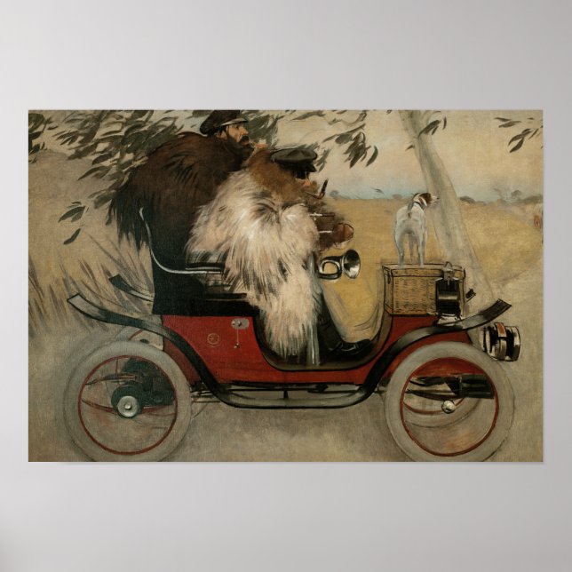 Ramon Casas - Ramon Casas och Pere Romeu Poster (Framsidan)