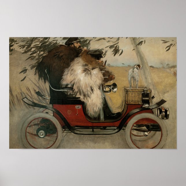 Ramon Casas - Ramon Casas och Pere Romeu Poster (Framsidan)