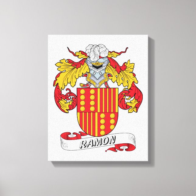 Ramon Family Crest Canvastryck (Framsida)
