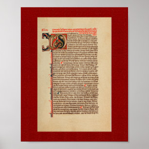 Ramon Llull: 13th Upplyst manuskript för Poster