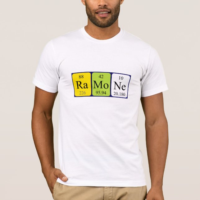 Ramone Periodisk skjorta bord namn T-shirt (Framsida)