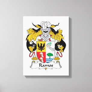 Ramos Family Crest Canvastryck