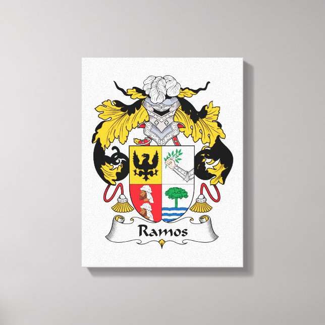 Ramos Family Crest Canvastryck (Framsida)