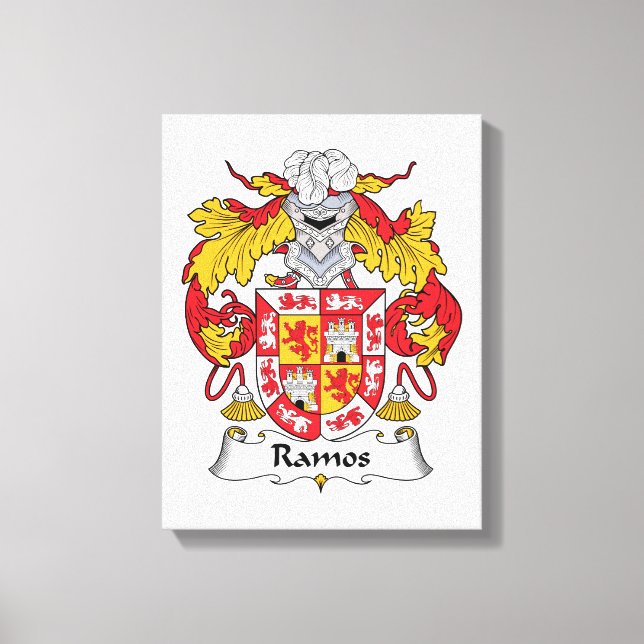 Ramos Family Crest Canvastryck (Framsida)