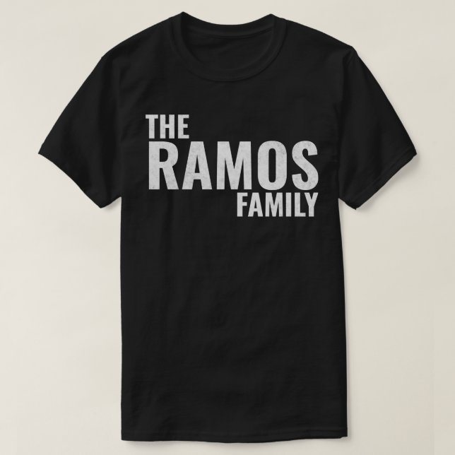 Ramos Family Ramos Efternamn Ramos Efternamn Ramos T Shirt (Design framsida)