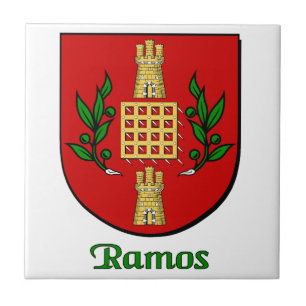 Ramos Family Shield Decorative Tile Kakelplatta